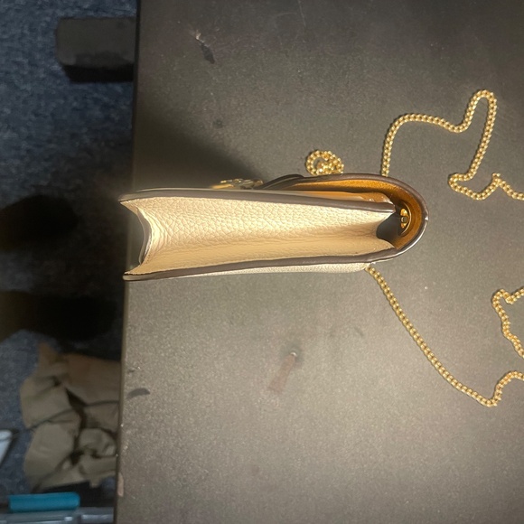 White Coach Georgie with gold chain strap - Picture 5 of 5